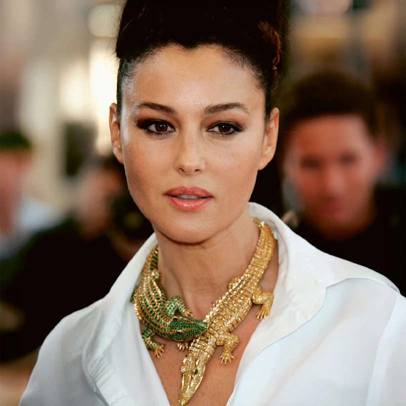 Zoe Saldaña — Faune et Flore de Cartier necklace